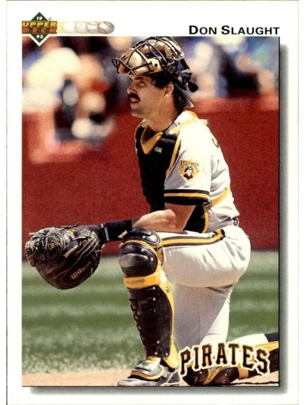 Don Slaught 1992 Upper Deck MLB #540 Baseball Card Pittsburgh Pirates